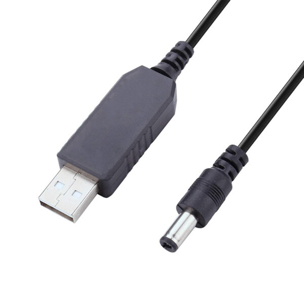 USB TO DC 5.5*2.5 MM UÇLU 9 VOLT 1 AMPER 5 VOLTU-9 VOLTA ÇEVİRİCİ ADAPTÖR (K0)