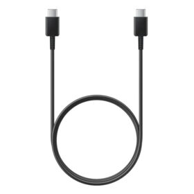 USB TYPE-C TO TYPE-C 3 AMPER SİYAH ŞARJ VE DATA KABLOSU (1 METRE) (81) (K0)