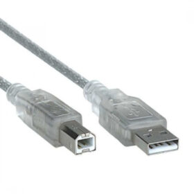 USB YAZICI KABLOSU ŞEFFAF 2.0V 3 METRE  *SL-U2003 (K0)
