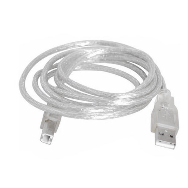 USB YAZICI KABLOSU ŞEFFAF 2.0V 3 METRE  *SL-U2003 (K0) - Görsel 2