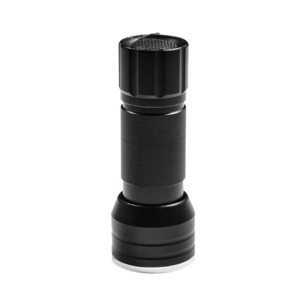 UV IŞINLI 21 LEDLİ 10 CM METAL KASA PİLLİ EL FENERİ (K0) - Görsel 4