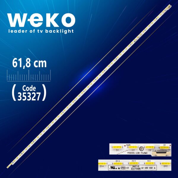 V500H1-LS6-TLEM2 - 61.8 CM 56 LEDLİ - (WK-943) (K0)