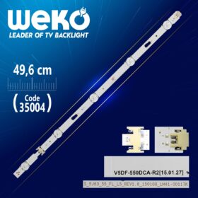 V5DF-550DCA-R2 - S_5J63_55_FL_L5_REV1.6_150108_LM41-00117K - LEFT - 49.6 CM 5 LEDLİ (WK-793) (K0)