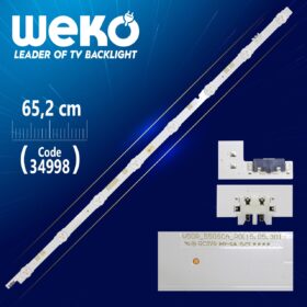 V5DR_550SCA_R0  8 LEDLİ 65.2 CM (WK-343) FR4 BAKIR (K0)