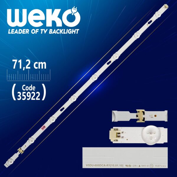 V5DU-600DCA-R1 S_5U70_60_FL_L8_REV1.2_141122  8 LEDLİ 71.2 CM (K0)