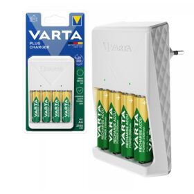VARTA 4XAA 2100 MAH PİLLİ BEYAZ PLUG PİL ŞARJ CİHAZI (K0)