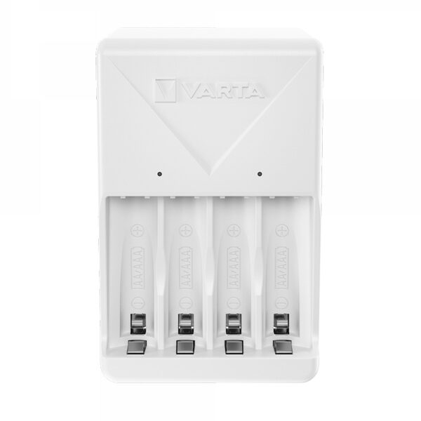 VARTA 4XAA 2100 MAH PİLLİ BEYAZ PLUG PİL ŞARJ CİHAZI (K0) - Görsel 3