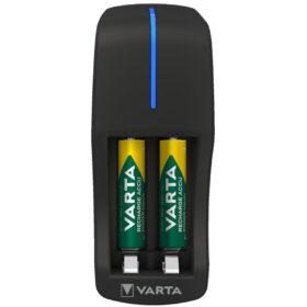 VARTA 57646 MİNİ CHARGER PİL ŞARJ CİHAZI + 2 ADET 800MAH AAA ŞARJ EDİLEBİLİR PİL (K0)