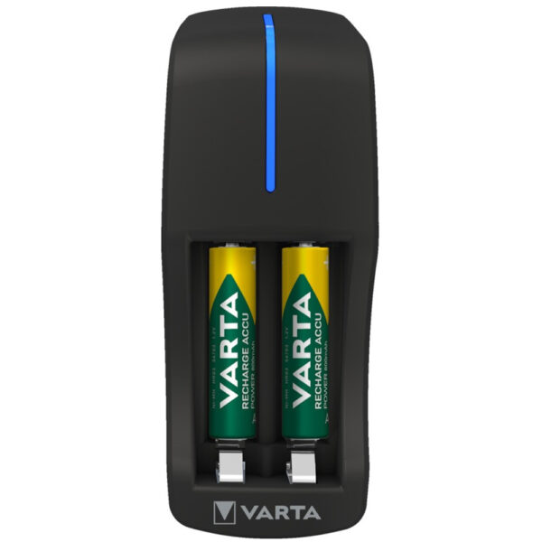 VARTA 57646 MİNİ CHARGER PİL ŞARJ CİHAZI + 2 ADET 800MAH AAA ŞARJ EDİLEBİLİR PİL (K0) - Görsel 2