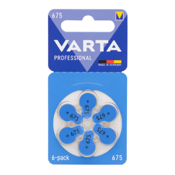 VARTA 675 NO KULAKLIK PİLİ 6LI PAKET (K0)