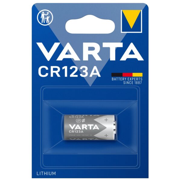 VARTA CR123A 3 VOLT LİTYUM PİL TEKLİ PAKET FİYAT (K0)