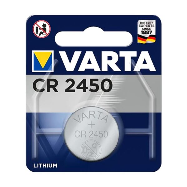 VARTA CR2450 3 VOLT LİTYUM PİL TEKLİ (K0)