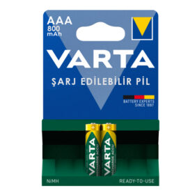 VARTA NI-MH 1.2V 800 MAH HR03 AAA ŞARJLI 2Lİ İNCE KALEM PİL (K0)