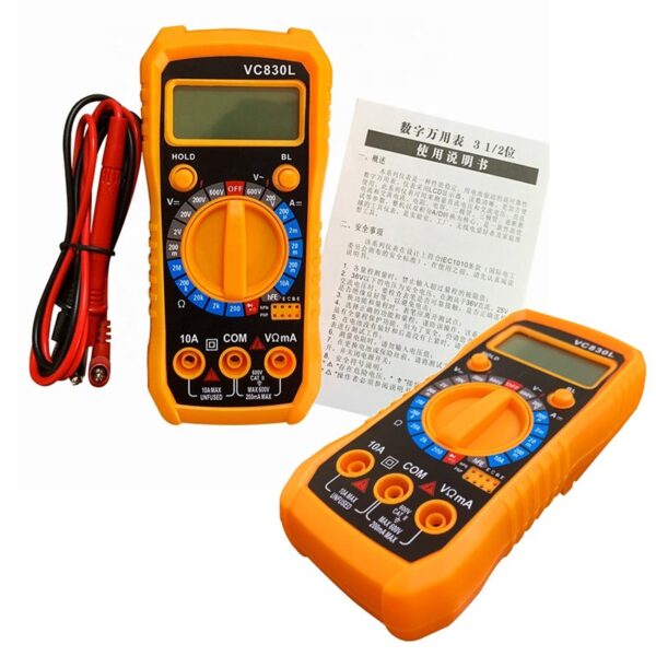 VC 830L DIGITAL ÖLÇÜ ALETİ (K0) - Görsel 2
