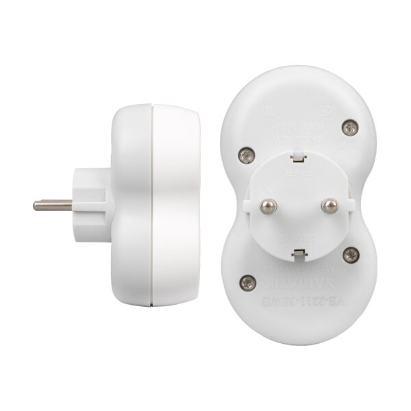 VE- 2211-3SWG A CLASS 2Lİ DİKEY ÇOKLU PRİZ (MADE IN MALAYSIA) (K0) - Görsel 2