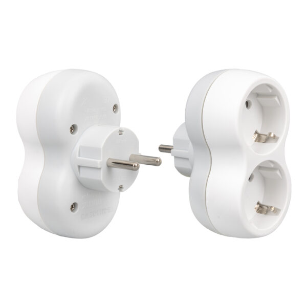 VE- 2211-3SWG A CLASS 2Lİ DİKEY ÇOKLU PRİZ (MADE IN MALAYSIA) (K0) - Görsel 3