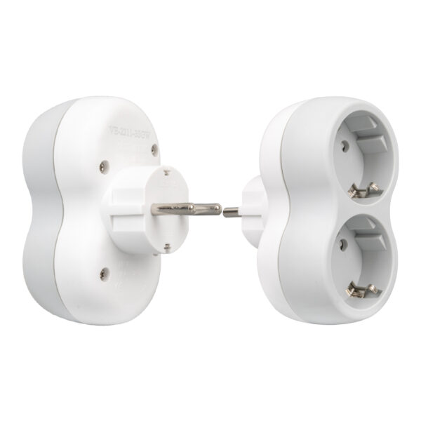 VE-2211-3SGW A CLASS 2Lİ DİKEY ÇOKLU PRİZ (MADE IN MALAYSIA) (K0) - Görsel 3