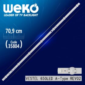 VESTEL 650LED A-TYPE REV02 - 70.9 CM 7 LEDLİ - (WK-1269) (K0)