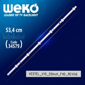 VESTEL_V15_55INCH_FHD_REV06 - A-TYPE - 53.4 CM 6 LEDLİ - (WK-633) (K0)