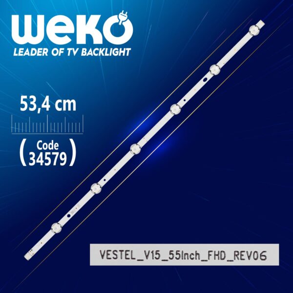 VESTEL_V15_55INCH_FHD_REV06 - A-TYPE - 53.4 CM 6 LEDLİ - (WK-633) (K0)