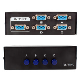VGA-15-4 4 GİRİŞ 1 ÇIKIŞ VGA TOPLAYICI SWITCH (K0)