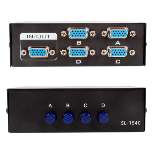 VGA-15-4 4 GİRİŞ 1 ÇIKIŞ VGA TOPLAYICI SWITCH (K0) - Görsel 2