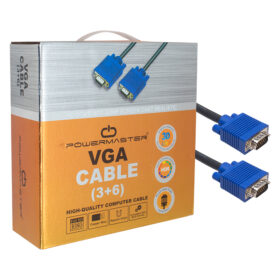 VGA KABLO 15 PİN 3+6 ERKEK/ERKEK 10M KUTULU (K0)