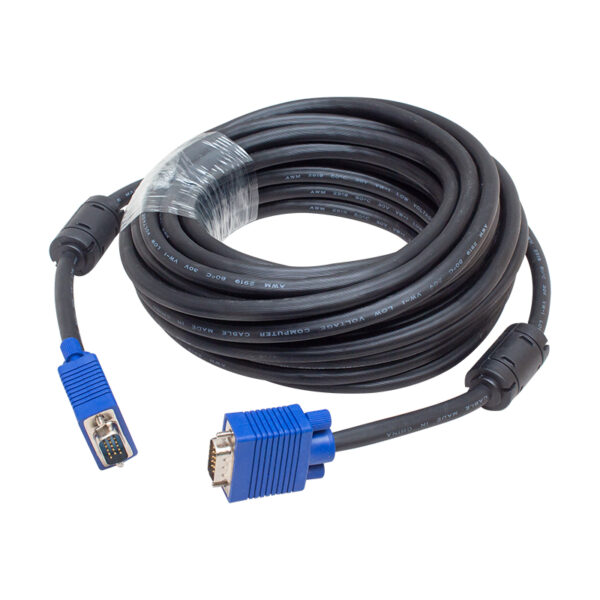 VGA KABLO 15 PİN 3+6 ERKEK/ERKEK 20 METRE KUTULU (K0) - Görsel 3