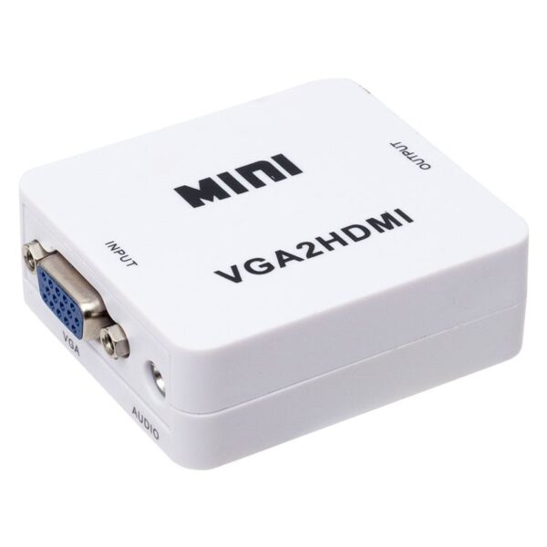 VGA TO HDMI SES ÇIKIŞLI MİNİ MODEL DÖNÜŞTÜRÜCÜ (K0)