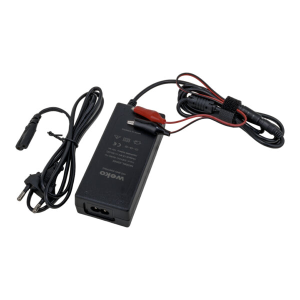 12.6 VOLT - 3 AMPER 5.5*2.5 + KROKODİL UÇLU LEDLİ YERLİ ÜRETİM MASAÜSTÜ ŞARJ ADAPTÖRÜ (OUT:12V3A) (K0) - Görsel 3