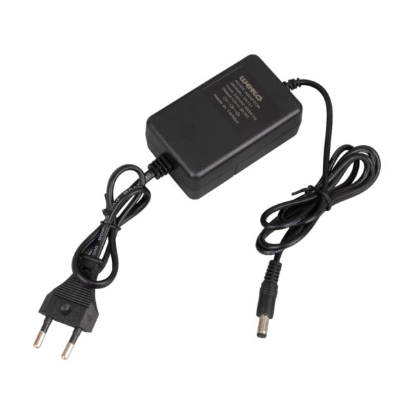 12 VOLT - 2 AMPER 5.5*2.1 UÇLU YERLİ ÜRETİM PLASTİK KASA MASAÜSTÜ ADAPTÖR (K0) - Görsel 2