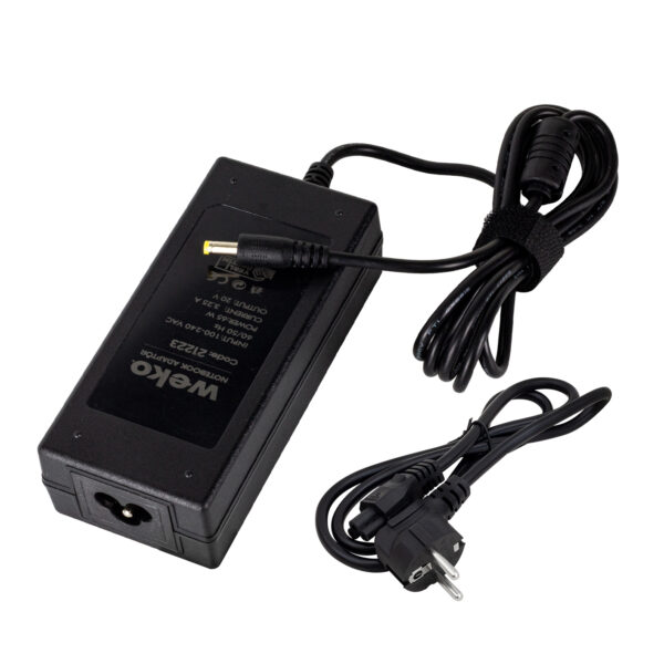 WEKO 20 VOLT 3.25 AMPER 65 WATT 4.0*1.7 UÇLU NOTEBOOK ADAPTÖR YERLİ ÜRETİM (K0) - Görsel 2