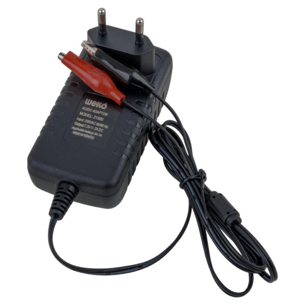 7.2 VOLT - 2 AMPER KROKODİL UÇLU PRİZ TİP LEDLİ YERLİ ÜRETİM AKÜ ŞARJ CİHAZI (OUT:6V2A) (K0) - Görsel 3