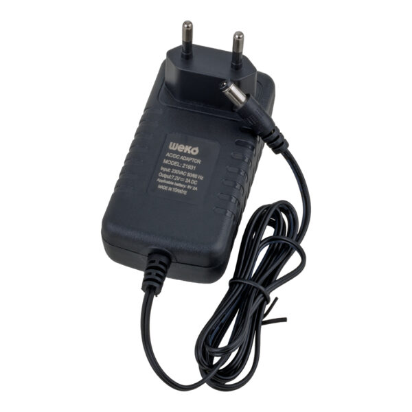 7.2 VOLT - 2 AMPER 5.5*2.5 UÇLU LEDLİ YERLİ ÜRETİM AKÜ ŞARJ CİHAZI (OUT:6V-2A) (K0) - Görsel 3