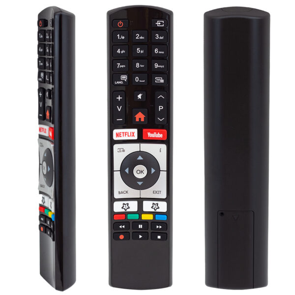 VESTEL RC4318 H0362A NETFLIX-YOUTUBE TUŞLU TV KUMANDA YAZISIZ (30100823) (K0)