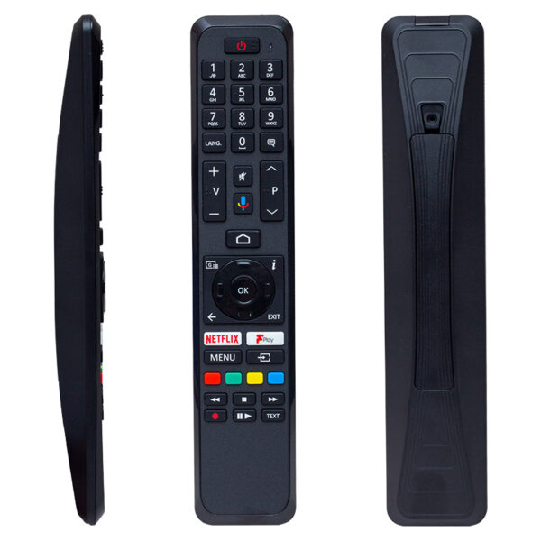 VESTEL RC 43161 NETFLIX-PLAY-MİKROFON TUŞLU SES KOMUTLU LCD-LED TV KUMANDA (HRM1857) (K0)