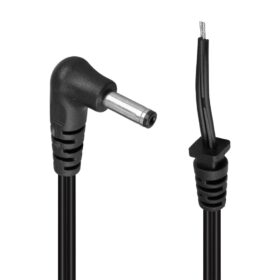 YERLİ ÜRETİM NOTEBOOK ADAPTÖRÜ 1.5 METRE L TİP JACKLI SİYAH DC KABLO 3.5*1.35 (K0)