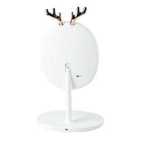 WIRELESS ŞARJ ÖZELLİKLİ LEDLİ MAKYAJ AYNASI (K0)