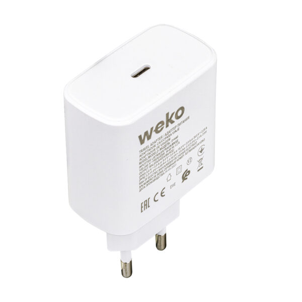 WK-21440 S11-C 25 WATT ŞARJ BAŞLIK ADAPTÖRÜ + TYPE-C TO TYPE-C KABLO (NO:9T) (K0) - Görsel 2
