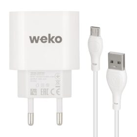 WK-21441 PDU QC 3.0 AMPER ŞARJ BAŞLIK ADAPTÖRÜ + MICRO USB KABLO (NO:1) (K0)