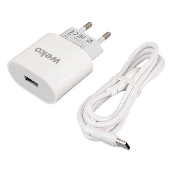 WK-21442 PDU QC 3.0 AMPER ŞARJ BAŞLIK ADAPTÖRÜ + TYPE-C KABLO (NO:1) (K0) - Görsel 4
