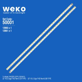 WKSET-5001 13960X1 13961X1 32 V5.5 EDGE FHD REV4.0 2 ADET LED BAR (K0)