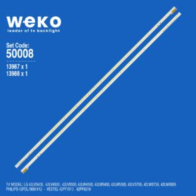 WKSET-5008 13987X1 13988X1 42 V6 EDGE FHD-1 REV1.0 1 2 ADET LED BAR (K0)