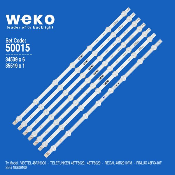 WKSET-5015 34539X6 35519X1 48DLED 7 ADET LED BAR (K0)