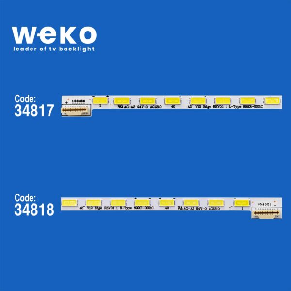 WKSET-5048 34817X1 34818X1 42 V12 EDGE REV0.1 2 ADET LED BAR (K0)