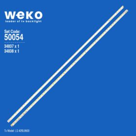 WKSET-5054 34837X1 34838X1 LG INNOTEK 42 REV 07 (090707) 2 ADET LED BAR (K0)