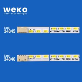 WKSET-5058 34845X2 34846X2 47 V5 EDGE FHD REV 0.1 4 ADET LED BAR (K0)