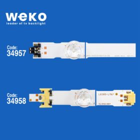 WKSET-5082 34957X5 34958X5 S_KU6K_40_FL30 10 ADET LED BAR (K0)