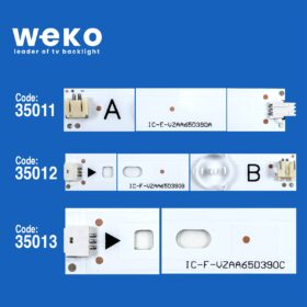 WKSET-5100 35011X8 35012X4 35013X4 IC-E-VZAA65D 16 ADET LED BAR (K0)