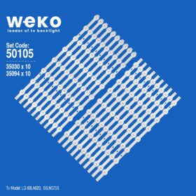 WKSET-5105 35030X10 35094X10 LG INNOTEK POLA2.0 60 REV 0.1 20 ADET LED BAR (K0)